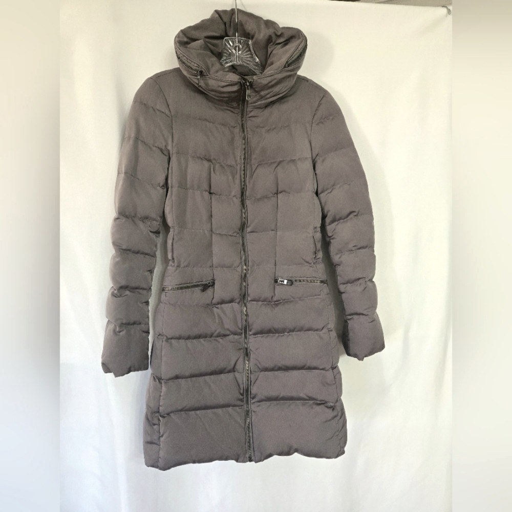 Zara Gray Puffer Jacket